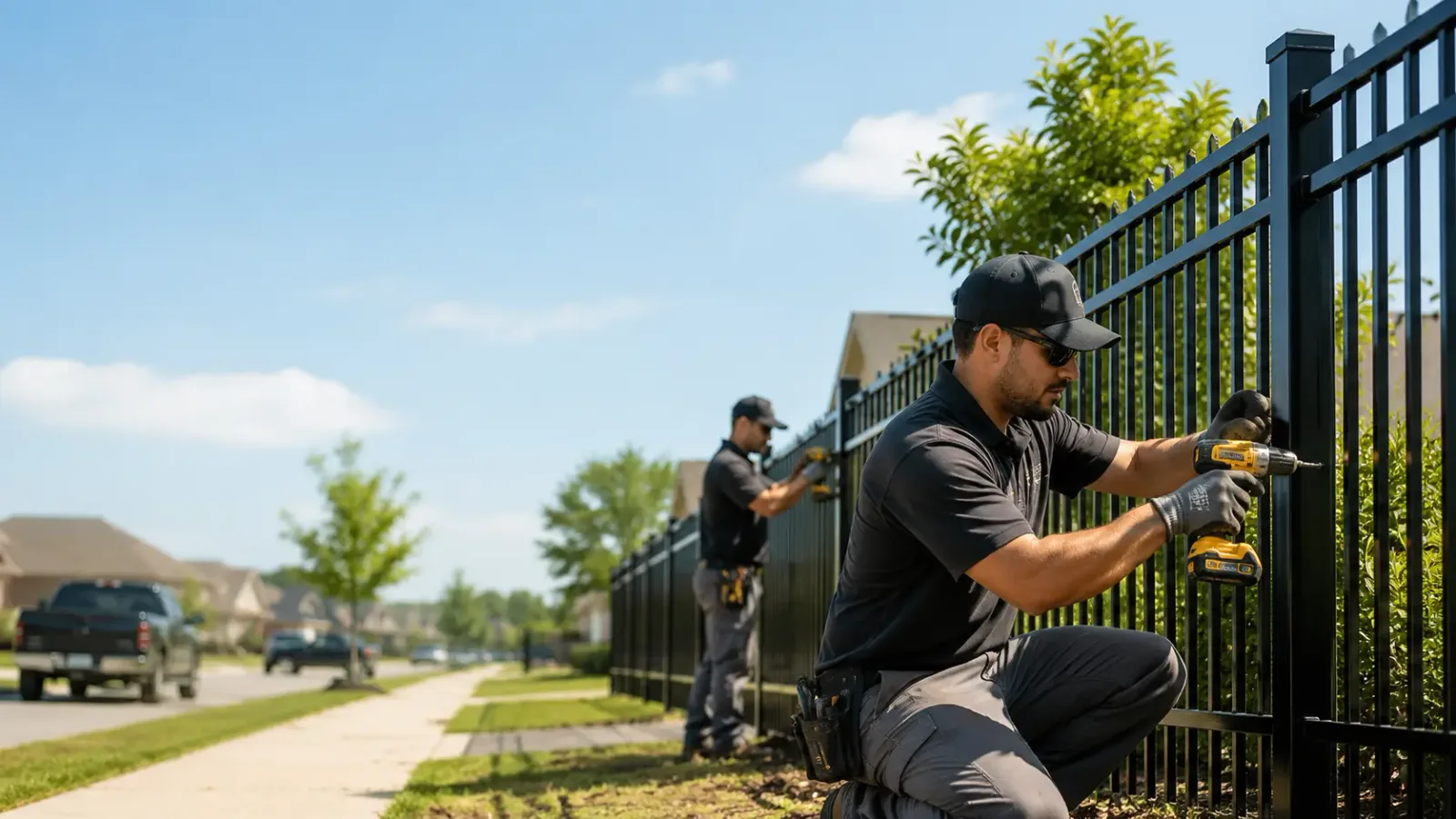 Metal Fence Installation in Burbank, IL